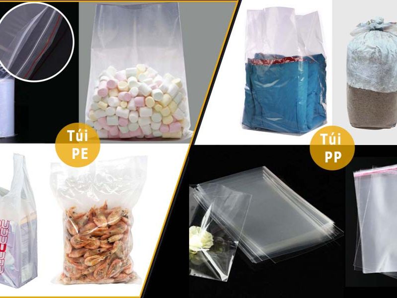 Ứng dụng của túi PE và túi PP 