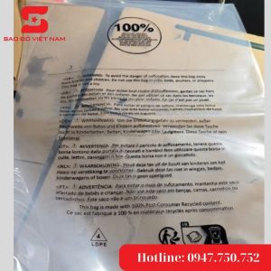 Túi PE 1 Màu Theo Yêu Cầu