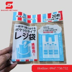 túi pe in nhiều màu 1